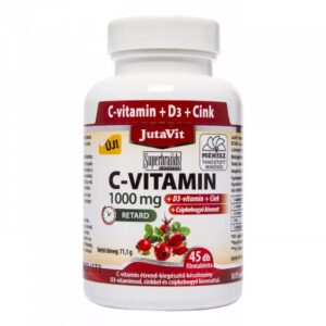 Jutavit C-vitamin 1000mg + D3+Cink tabletta - 45db