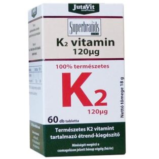 JutaVit K2-vitamin tabletta - 60 db