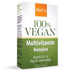 BioCo 100% VEGAN Multivitamin Komplex tabletta - 30db