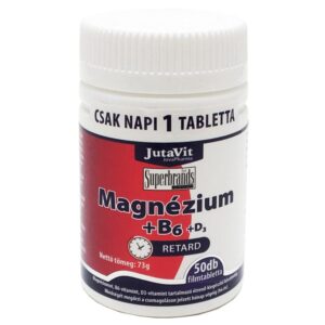 JutaVit Magnézium+B6+D3-vitamin filmtabletta - 50 db
