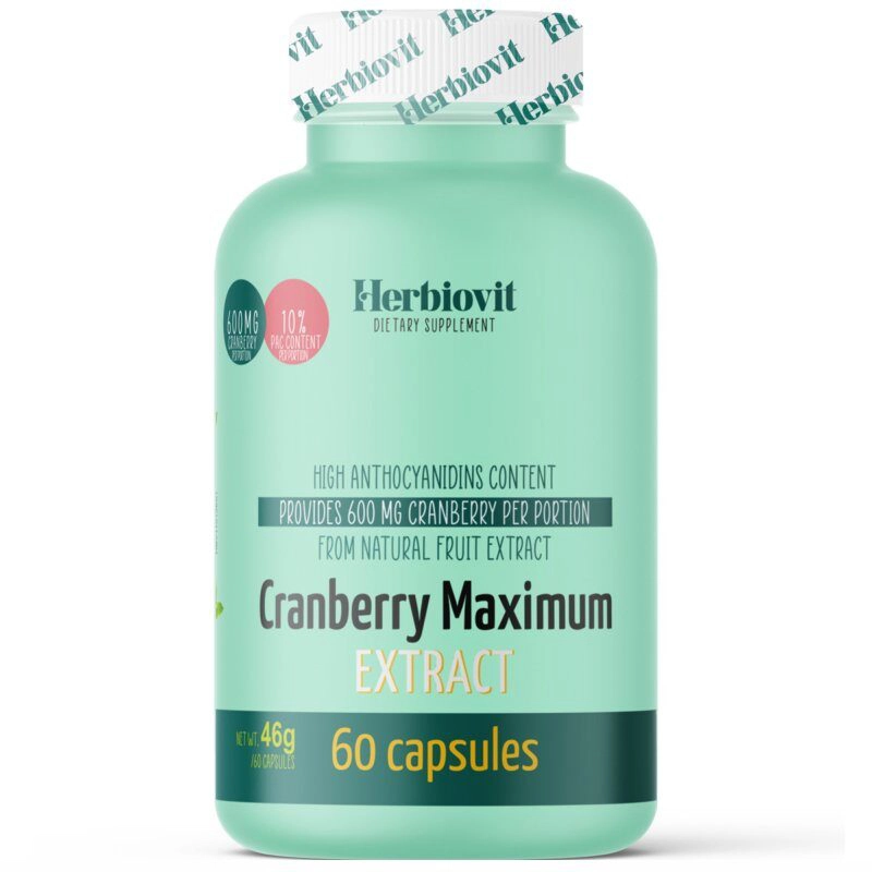 Herbiovit Cranberry Maximum Extract kapszula - 60db