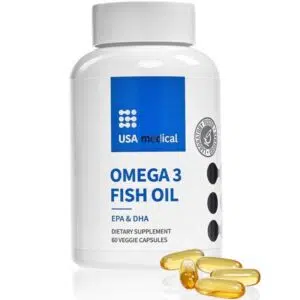 USA Medical Omega-3 Halolaj lágyzselatin kapszula - 60db